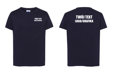 T-shirt dziecięcy granatowy.png