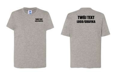 T-shirt dziecięcy szary melanż.png