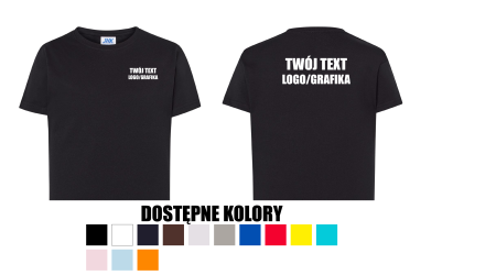 T-shirt dziecięcy czarny.png