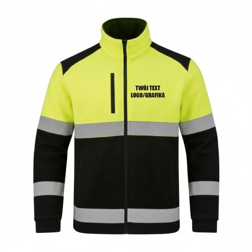 Przejdź do produktu Gruby POLAR MĘSKI JHK 340 PREMIUM HV NEOSTAR z własnym logo/grafiką