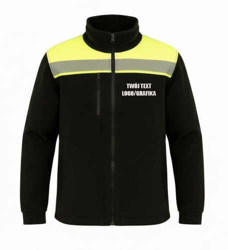 Przejdź do produktu Gruby POLAR MĘSKI JHK 340 PREMIUM HV MONTEX z własnym logo/grafiką (1)