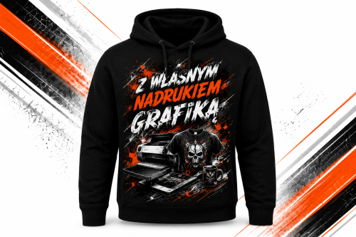 Przejdź do produktu Bluza z własnym nadrukiem