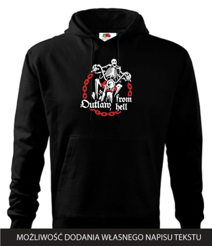 Przejdź do produktu Bluza z kapturem  Męska Outlaw From Hell