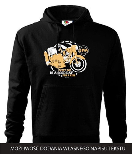Przejdź do produktu Bluza z kapturem  Męska Every Day Is A Good Day For A Ride