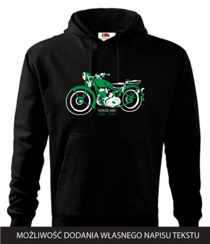 Przejdź do produktu Bluza z kapturem  Męska Sokół 600